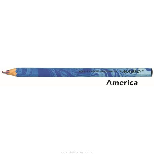 Multicolored Lead Jumbo Colored Pencil Koh-i-noor Magic 3405 Neon Original  Fire Tropical America Multi Color 